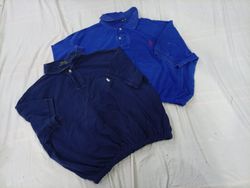 CR10907 Upcycled Polo Cropped Tops