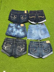 Yv627 Denim Mini Shorts 11P