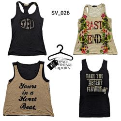 Y2K Embellished Sleeveless Tops (SV_026)