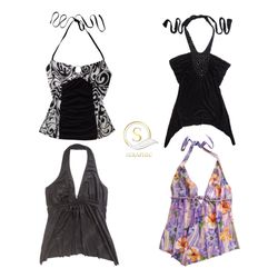 Y2K Halter Neck Top