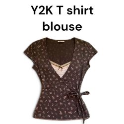 T-shirt blouse Y2K