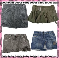 Y2k streetwear skirts-241