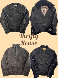 Y2K Edgy Moto Jacket Drop(TH/734)