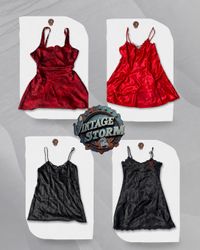Y2K Satin Slip Cami Tops