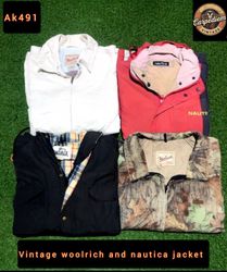 Vintage woolrich & nautica jacket ak491