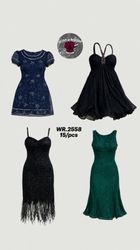 Y2K beaded dresses WR-2558