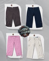 Y2K Cotton Cargo Capri