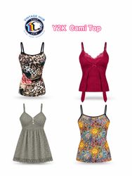 Y2K Cami Tops