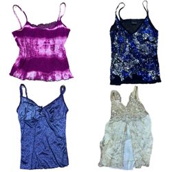 Y2K Glam cami Tops Mix