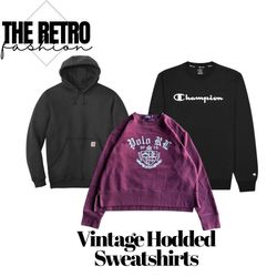Vintage Branded Hooded Sweatshirts.       #399