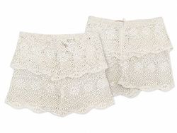 CR1974 UPCYCLED CROCHET MINI SKIRT