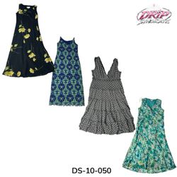 Y2K Dreamy Poly Maxi Dress For Nights (DS-10-050)
