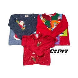 Wholesale Vintage Christmas Sweaters Bundle | 10pc..