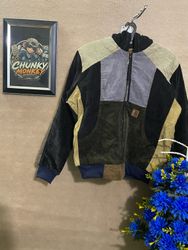 Veste à capuche en velours côtelé Carhartt recyclé..