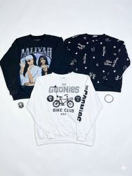 Branded and printed sweatshirts