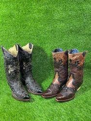 Vintage Designer Cowboy Boots