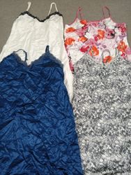 HD1529 Ladies Y2K Butterfly Slip Dresses