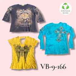 Y2K Mixed Printed T-Shirt Wholesale Bundle – Short..