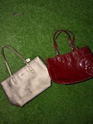 Coach Leather Tote Handbags