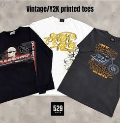 Vintage and Y2K printed tees