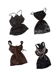 Y2K Black All Over Sequin Camisoles-ST-250