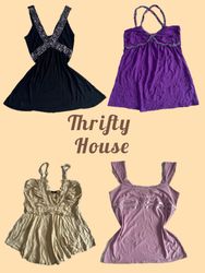 Vintage Y2K Coquette Tops(TH/559)