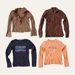 Women branded T-shirts Ralph lauren, Hollister, Vo..