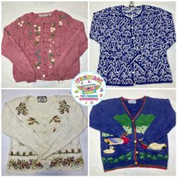 Embroidered and Patterned Knitwear Cardigans