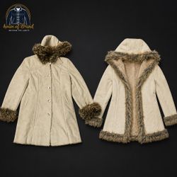 Vintage Winter afghan Coats & Gilets