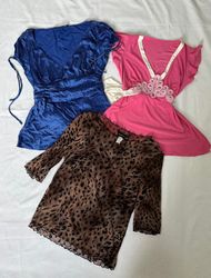 Y2K Short Sleeves Blouse B # 411