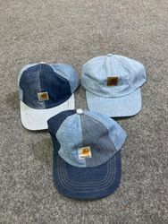 Upcycled Carhartt Denim Cap