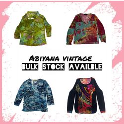 Y2K Mesh Blouse Lot - Tropical Floral Shirt, Tapes..