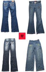 DESIGNER WOMEN'S Y2K INSPIRED JEANS BRAND'S INCLUD..
