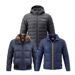 Mixed Branded Puffer Jackets