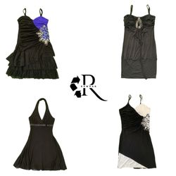 Y2K Women's Black Party Dresses RW-2676