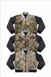 CR2019 Upcycled Tapestry Bomber Jacket