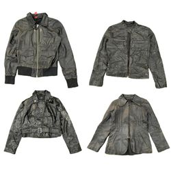 Y2K LL Cool J Leather Jackets RE-3884