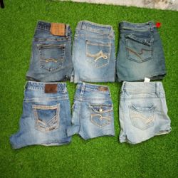 MAUNCES AND OTHER BRAND MINI MICRO SHORTS (C290)