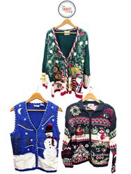 Christmas Cardigans Jumper and Vest lx999
