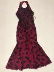 Y2K 💯 % Silk beaded Dress B# 641