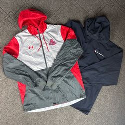 Under Amours & champion & Branded Wind Breaker (CV..