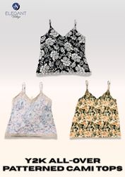 Y2K All Over Patterned Cami Tops - EV2354