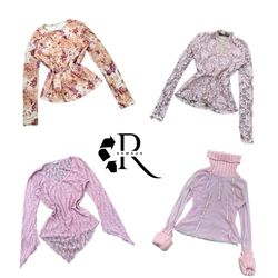 Y2K Unique Girl Printed Full Sleeve Tops RW-2473