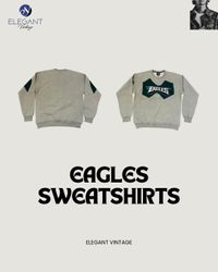 Upgecycelte Eagles-Sweatshirts - EVR0156