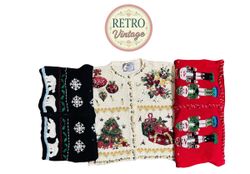Christmas vintage & unique jumper bundle