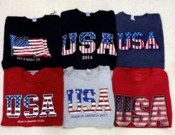 American flag T-shirts
