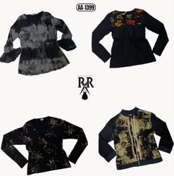 Y2K Black Gothic Mix Tops (AA-1399)