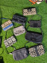 Coach Monogram Leather Small Handbags