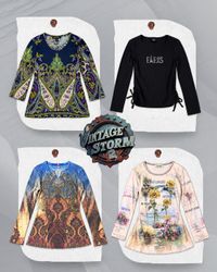 Y2K Printed LS T-Shirts