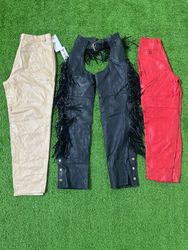 Yv1263 Leather Pants 9P
